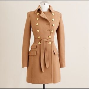 This is a J crew Classic caramel hue coat